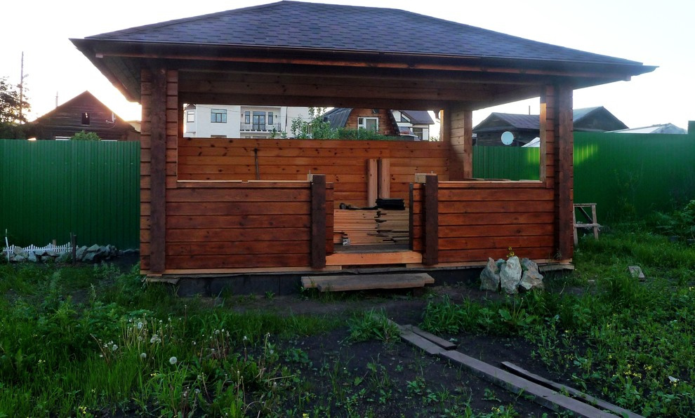 Беседка из профилированного бруса