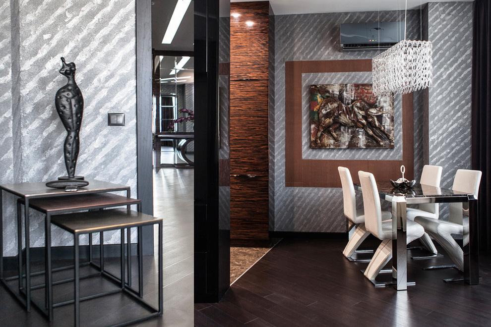 Реализованный интерьер квартиры "Брутальный лоск"