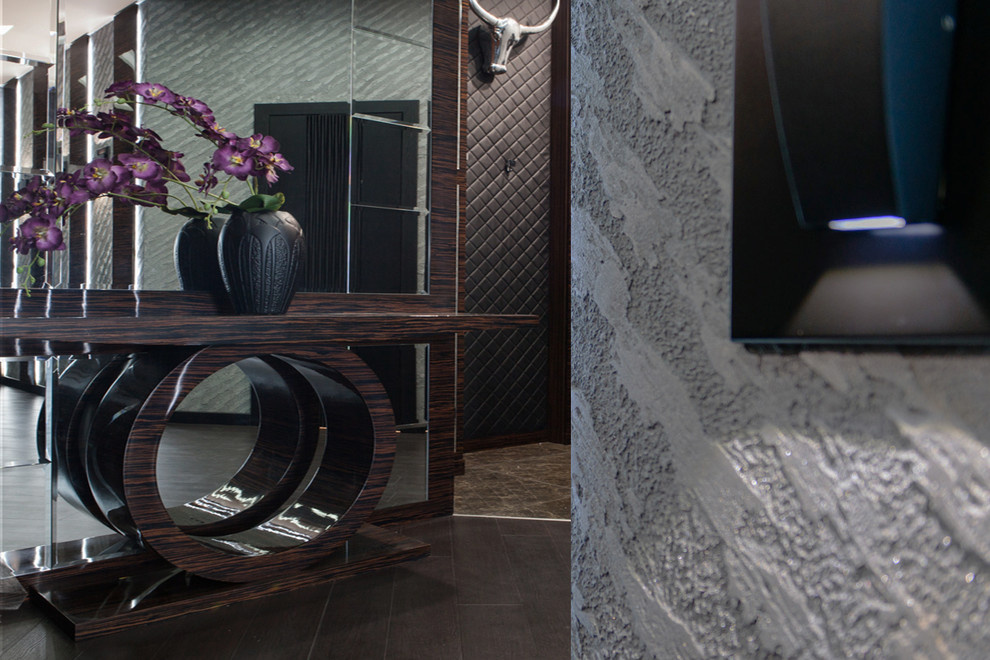 Реализованный интерьер квартиры "Брутальный лоск"