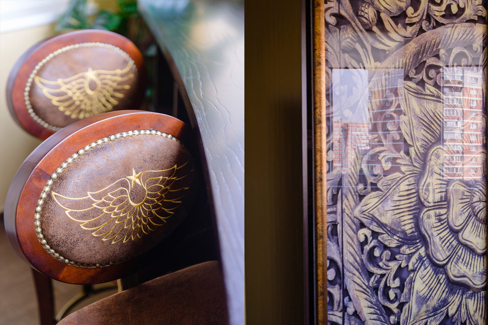 Реализованный интерьер квартиры "Брутальный лоск"