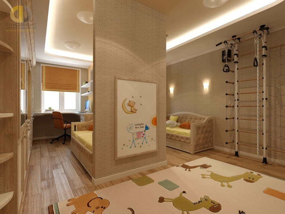 Дизайн четырехкомнатной квартиры 105 кв. м в стиле неоклассика