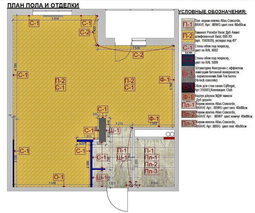 Ремонт квартиры-студии в новостройке города Реутов