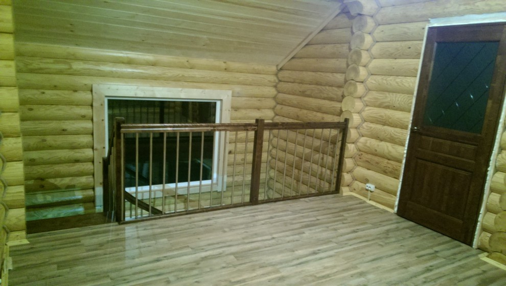 Комфортная лестница, бюджетная (базовая) комплектация.