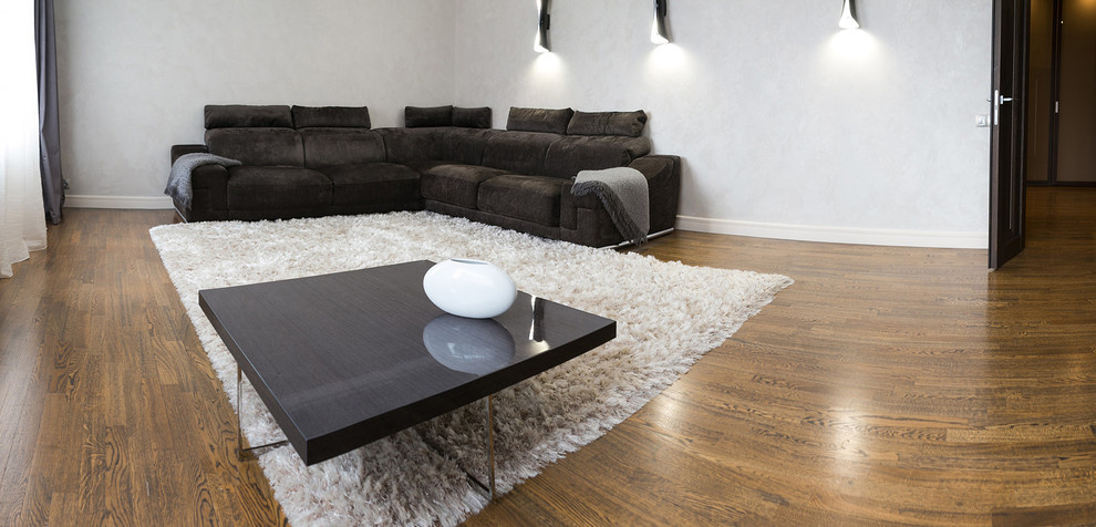 Гостиная в контрастных тонах