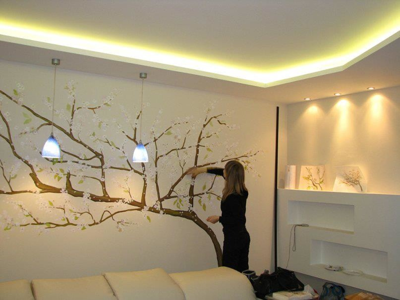 Роспись стен.