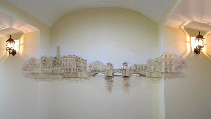 Роспись стен.