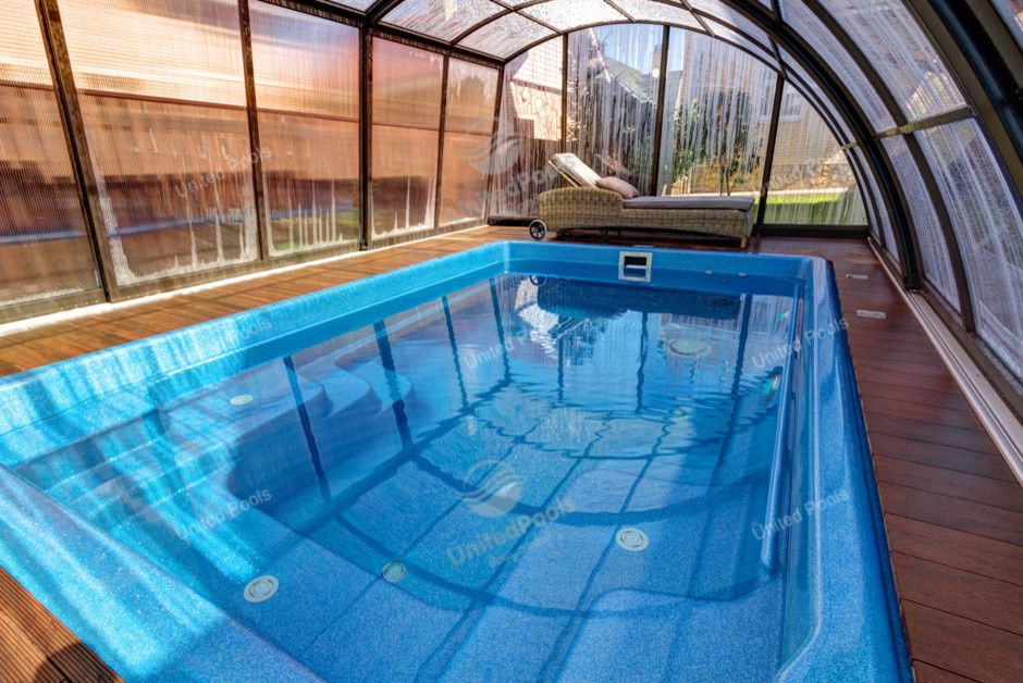 Композитный бассейн Compass Pools X-Trainer 45 в деревне Шеломово