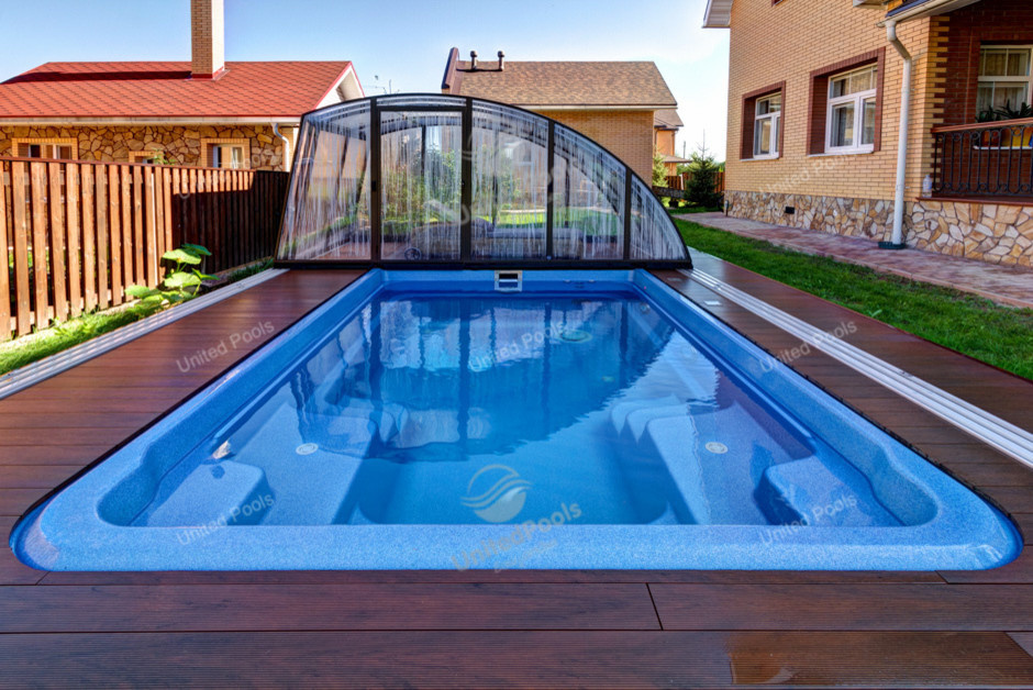 Композитный бассейн Compass Pools X-Trainer 45 в деревне Шеломово