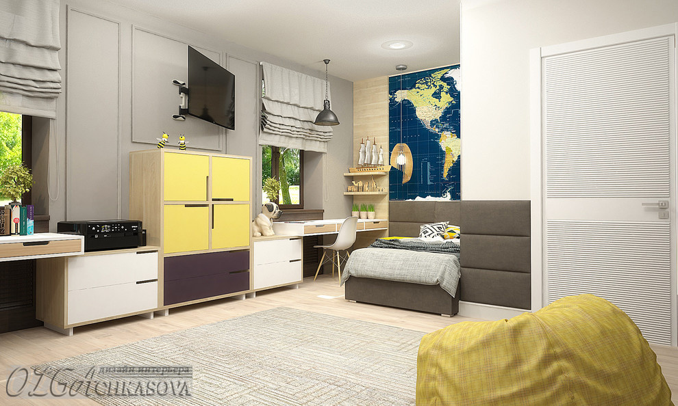 Детская для мальчика в частном доме