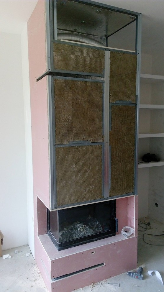 Монтажные работы по монтажу каминной топки