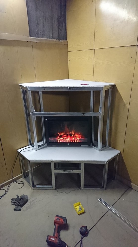 Отделка электрического очага, простейшее.