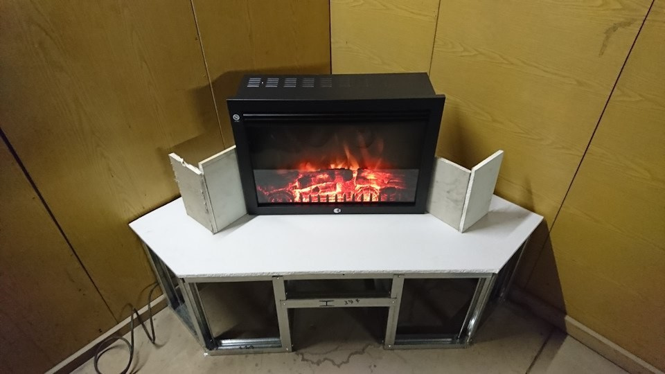 Отделка электрического очага, простейшее.