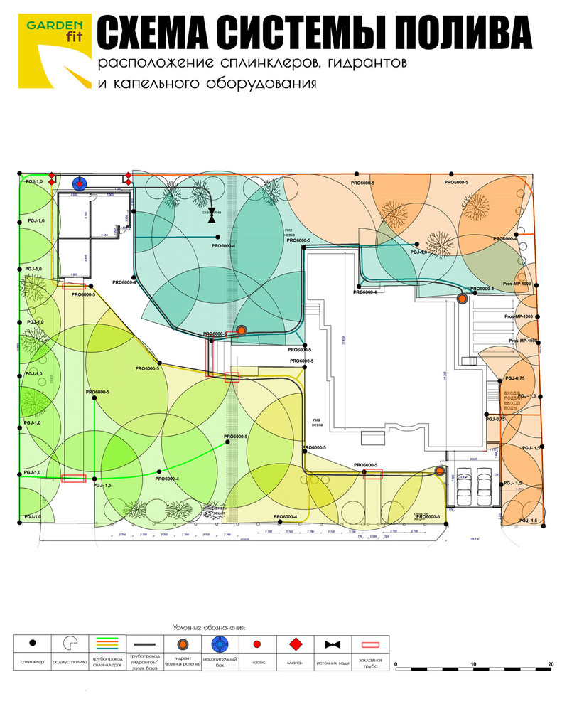 Проект автополива 30 соток. №2
