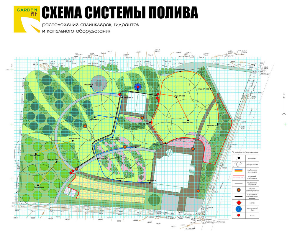 Проект автополива 37 соток