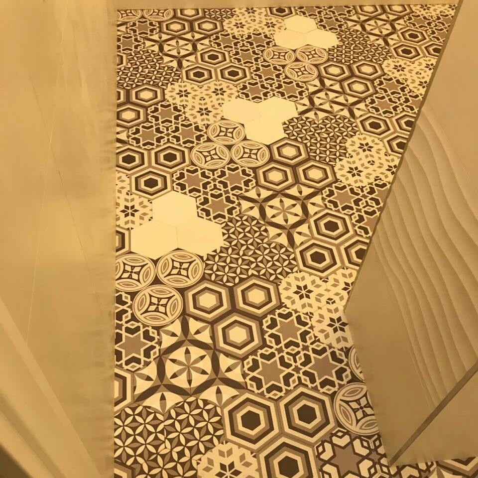 Пробковые шестигранники.