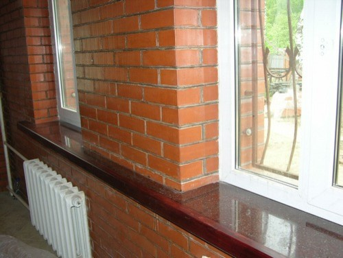 Подоконники из искусственного камня