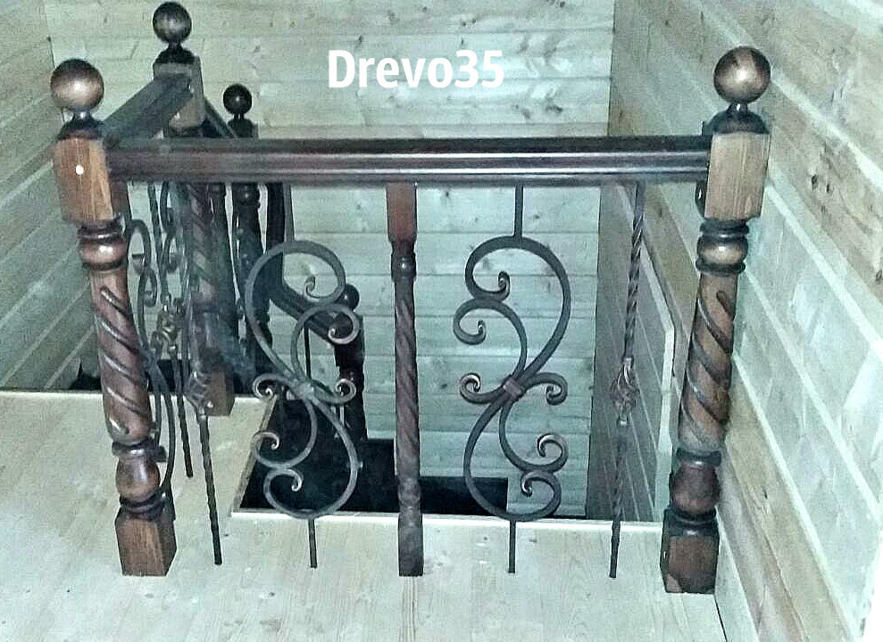 Темная ковка/дуб