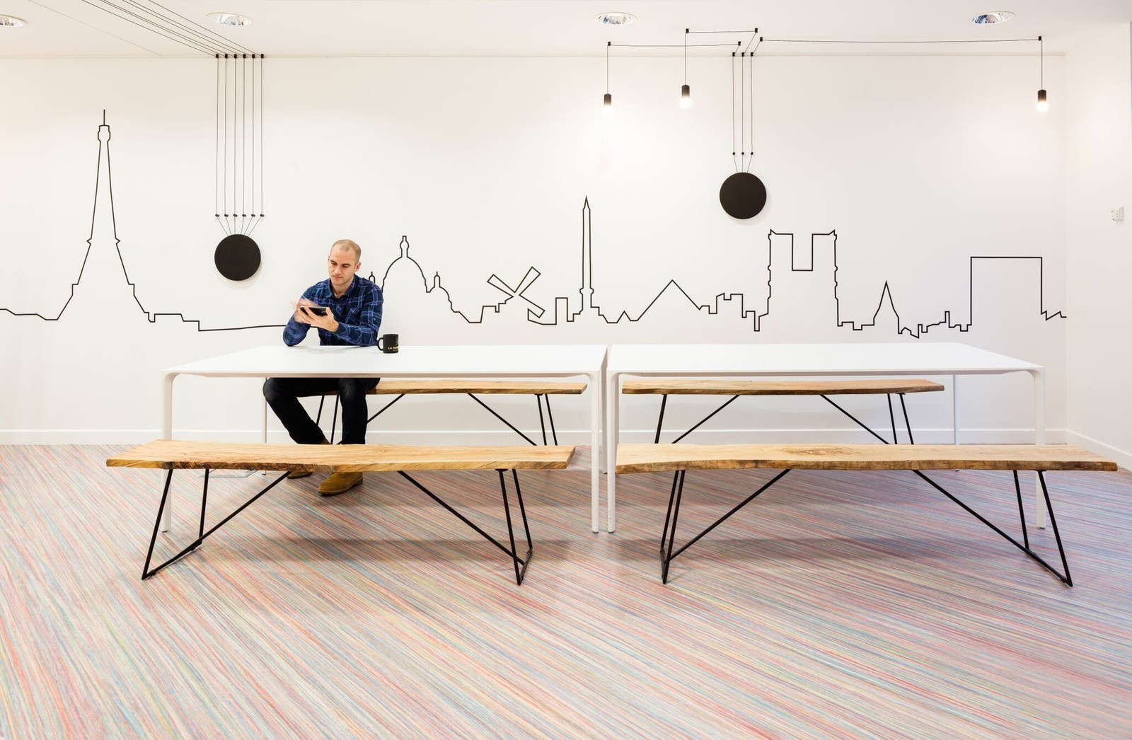 Светильник VIBIA WIREFLOW.