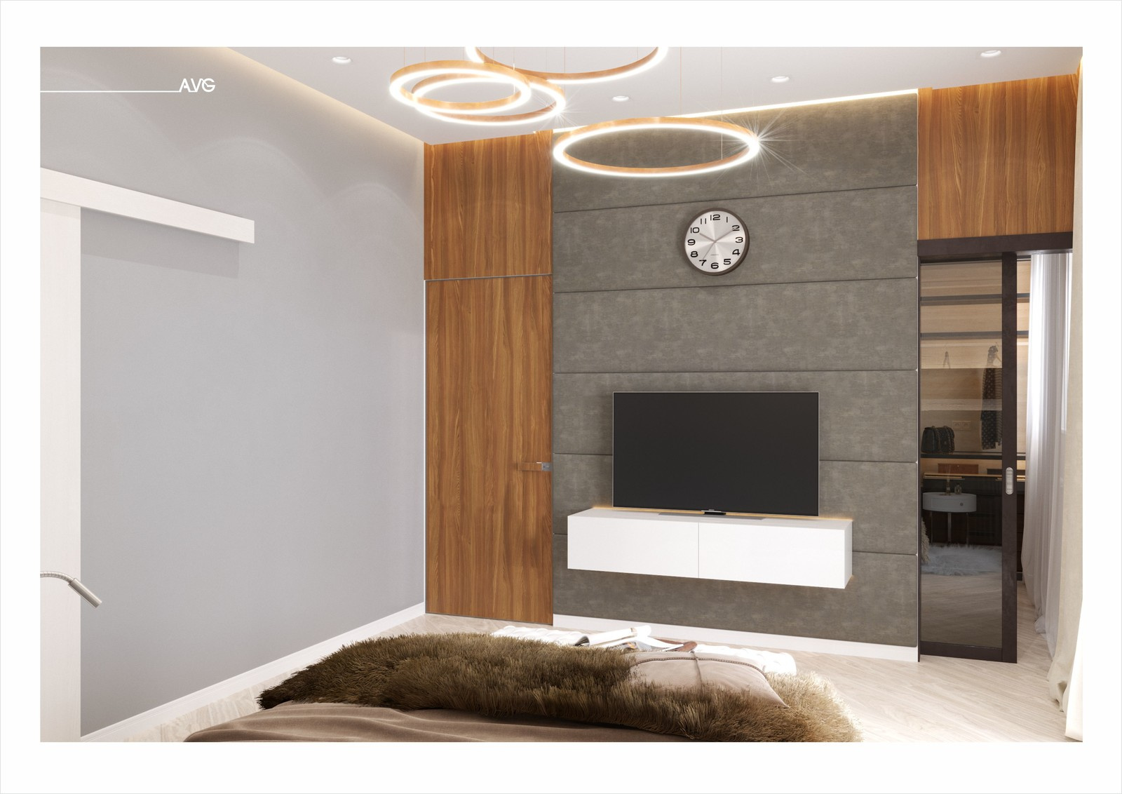 Wood & stone / интерьеры загородного дома