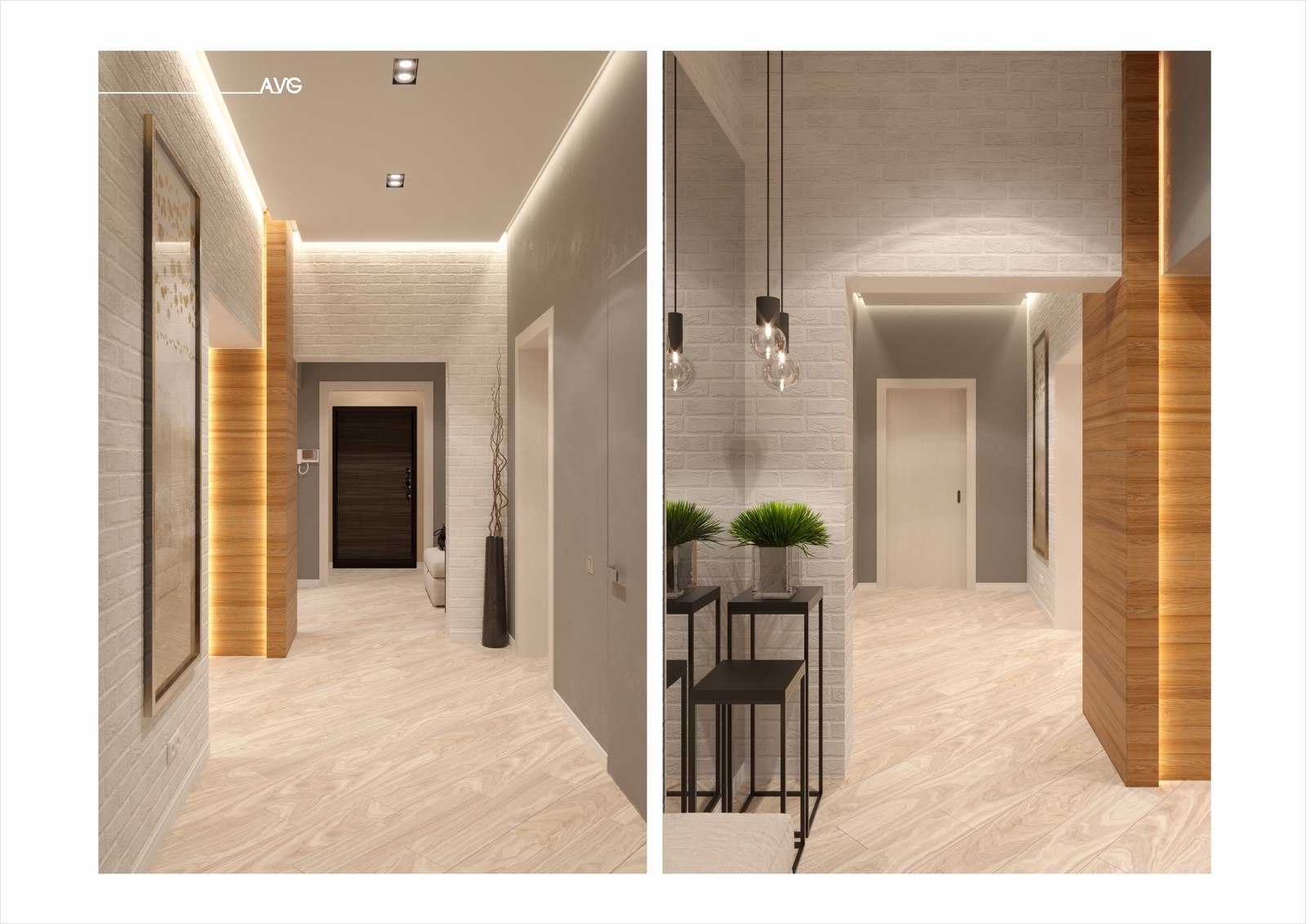 Wood & stone / интерьеры загородного дома