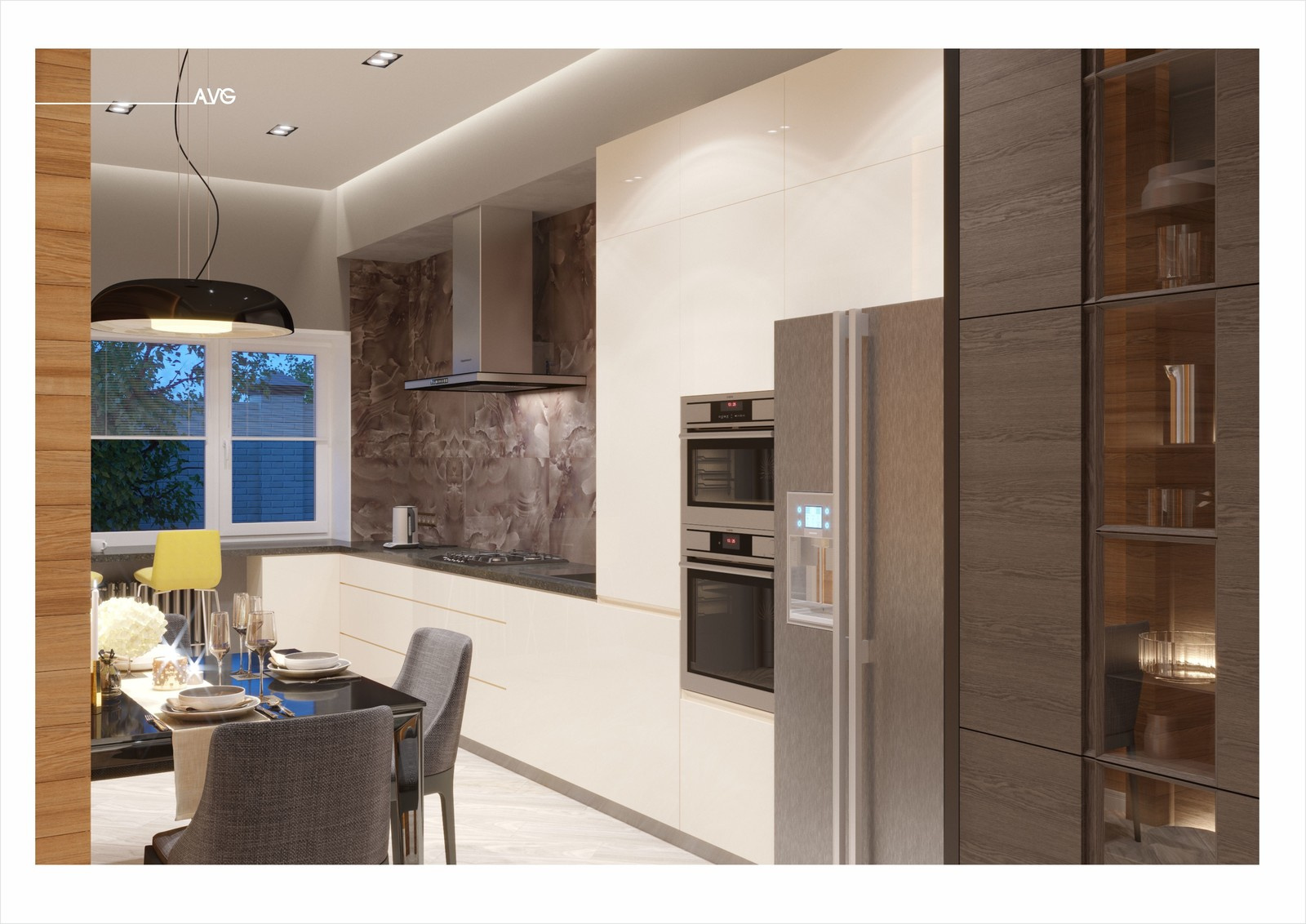 Wood & stone / интерьеры загородного дома