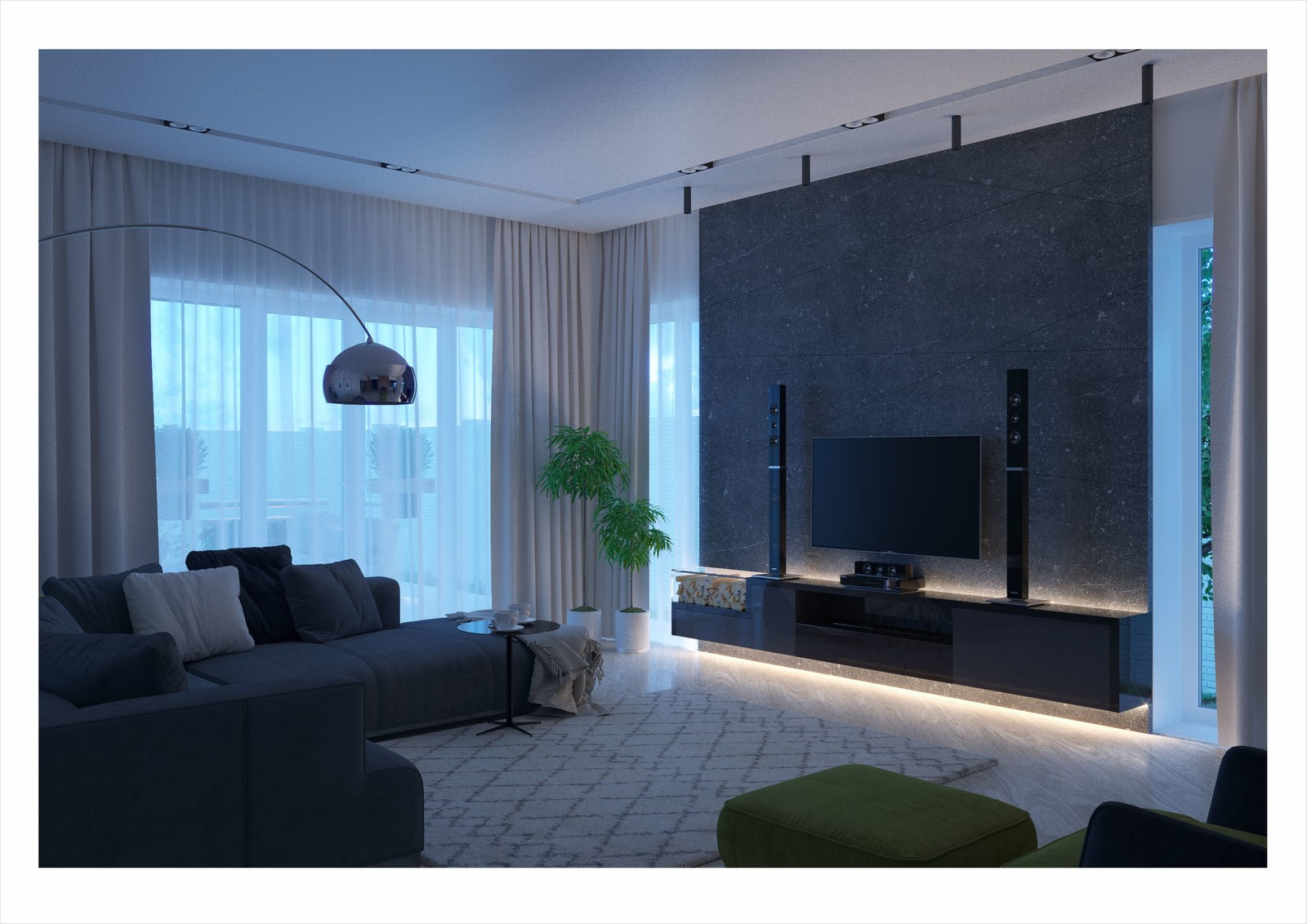 Wood & stone / интерьеры загородного дома