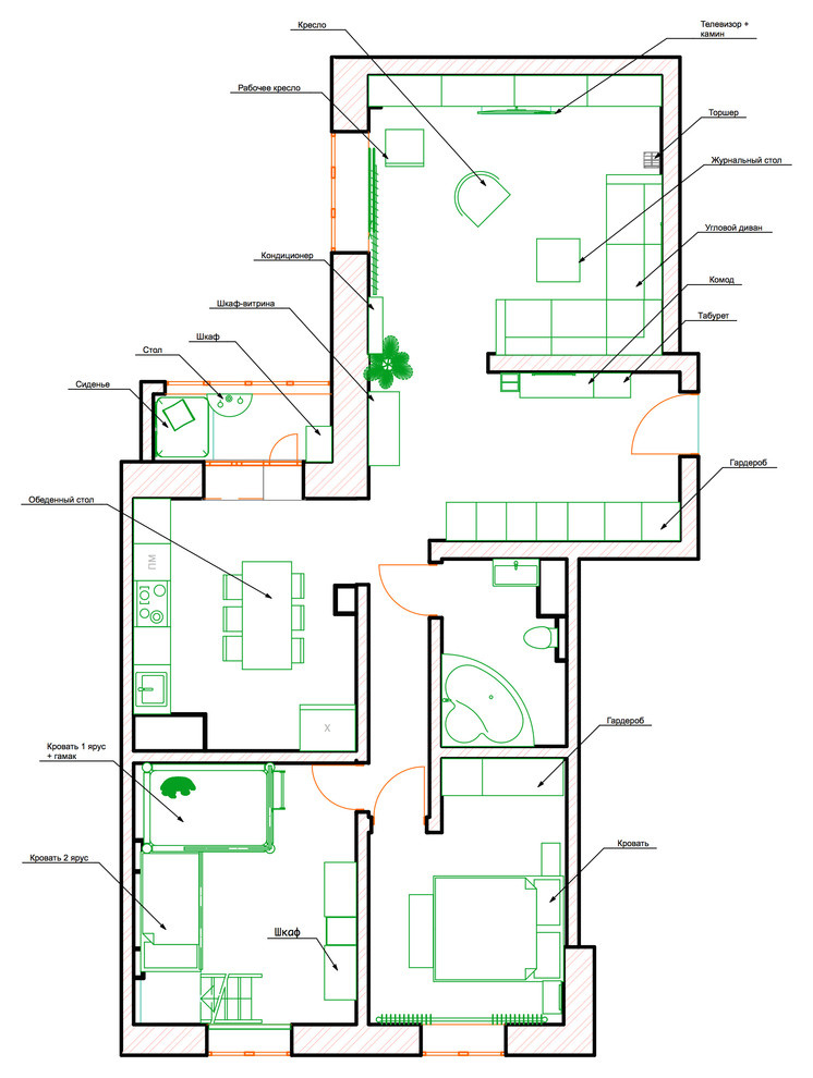 Apartment in Barrikadnaya