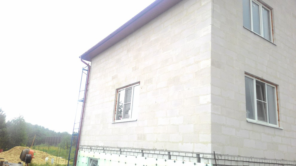 Финишная отделка без утепления. Короед