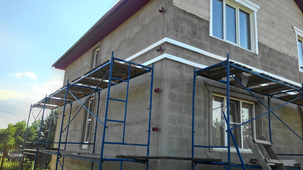 Финишная отделка без утепления. Короед