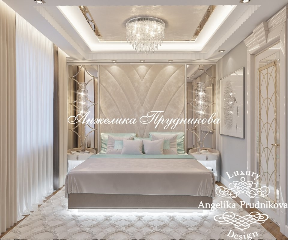 Дизайн-проект маленькой квартиры на Беговой в стиле ар-деко