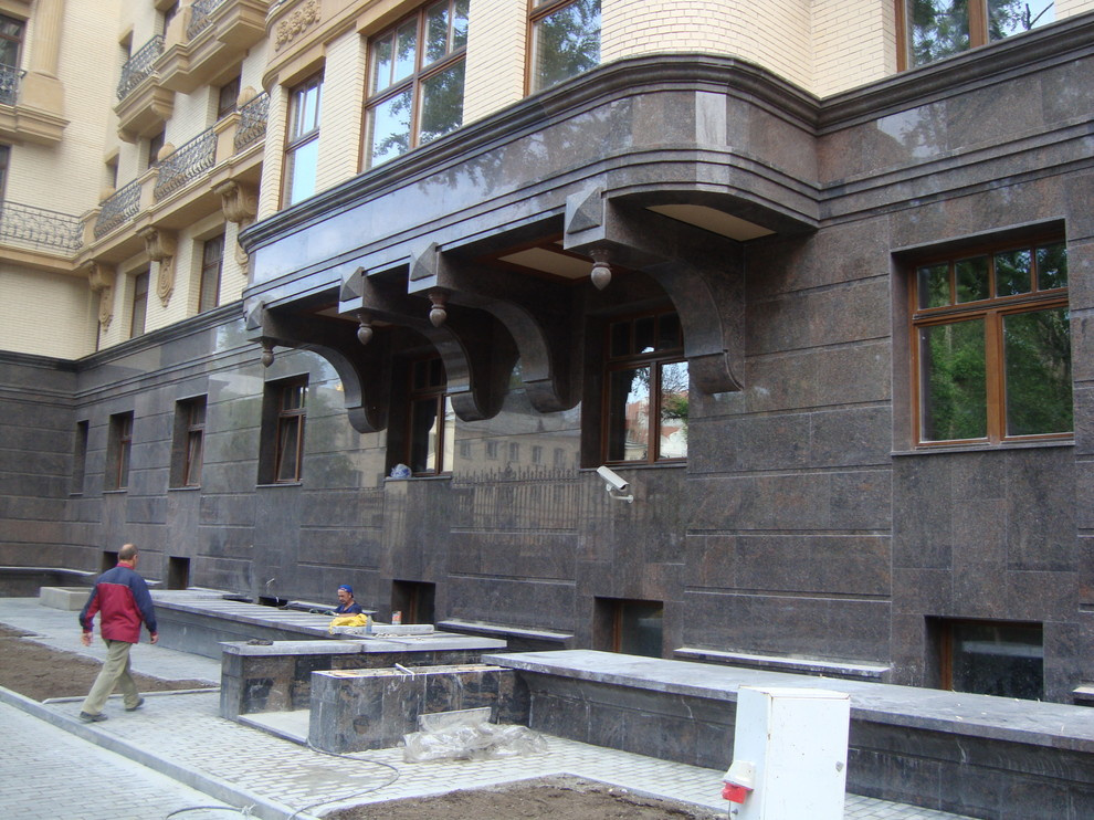 Фасад ЖК "Остоженка Парк Палас"