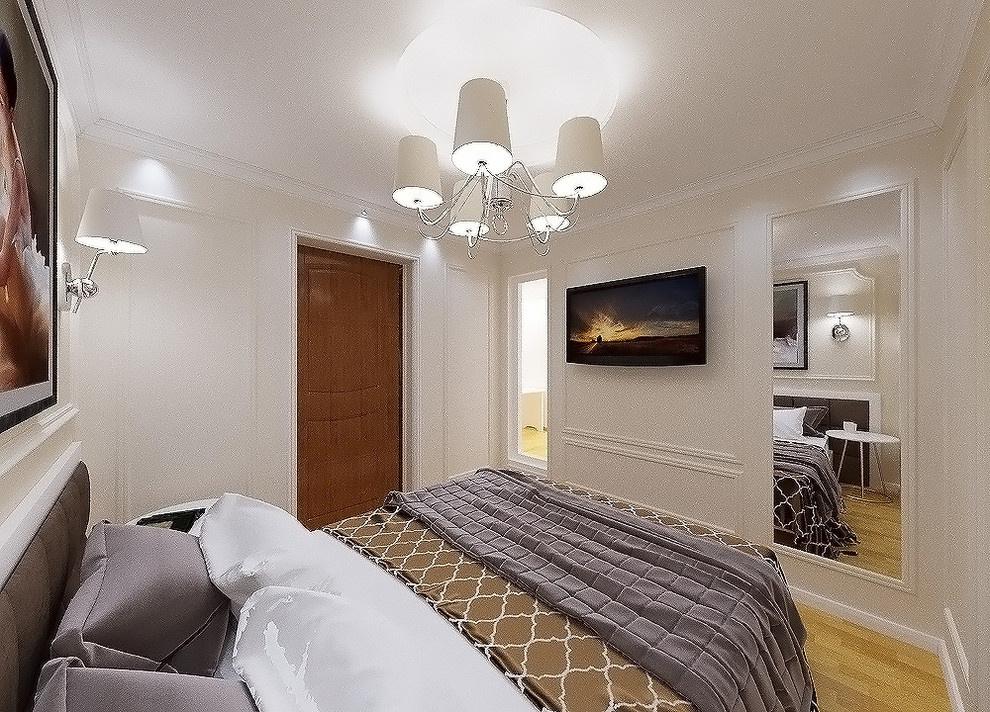 Крохотная спальня.
