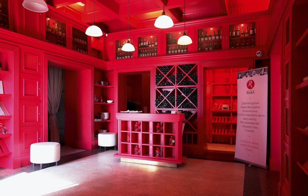 Полы терраццо ресторана Рыба