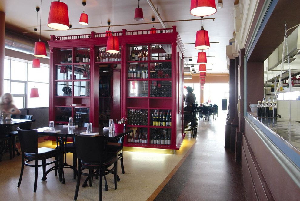 Полы терраццо ресторана Рыба