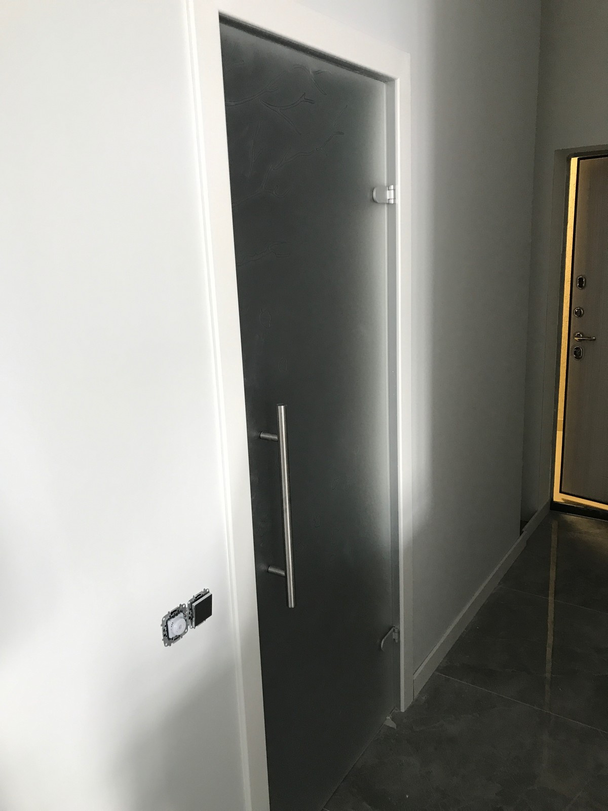 Стеклянные двери в частной квартире ЖК "Премьер Палас"