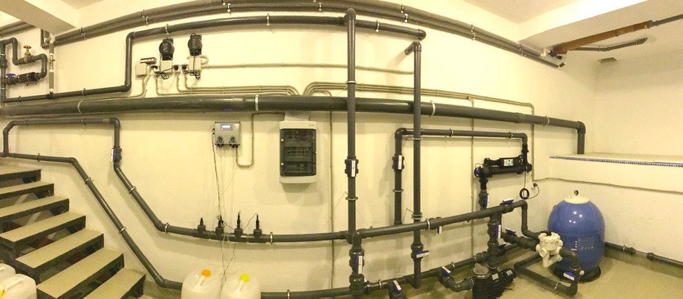 Обложка проекта: Частный бассейн с барной зоной