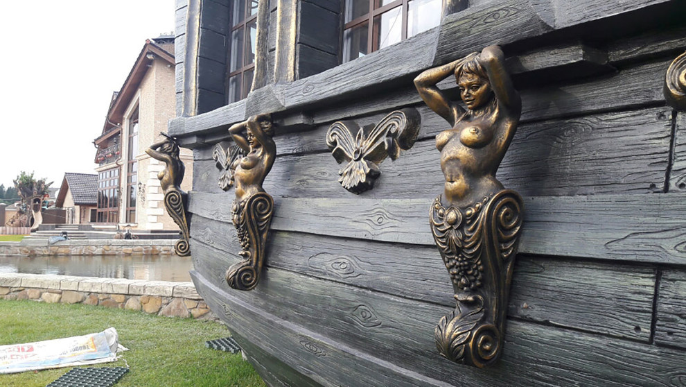 Корабль-комплекс из бетона