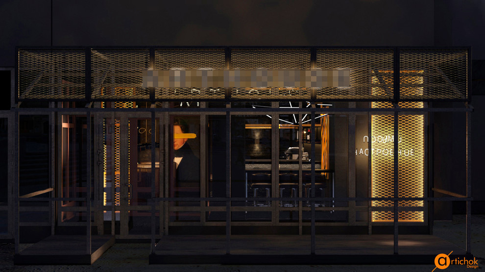 Art urbanism in hookah bar