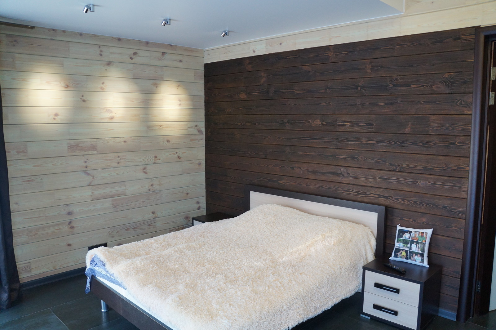 Масло Биофа в интерьере деревянного дома