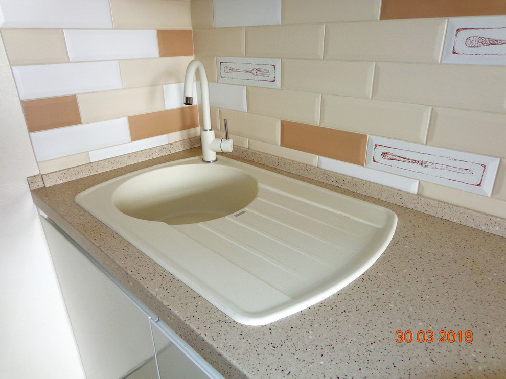 Кухня с фрезерованными ручками