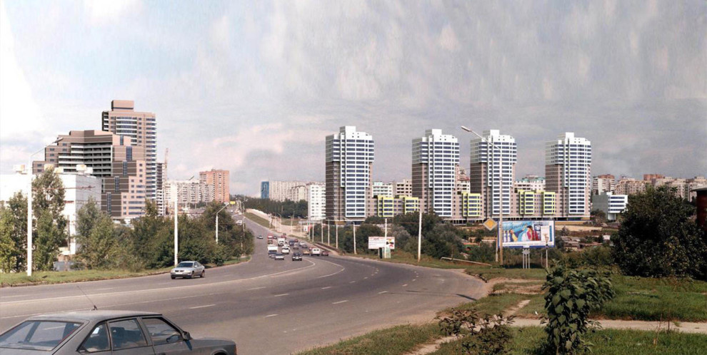 Многоэтажные жилые дома с объектами общественного назначения