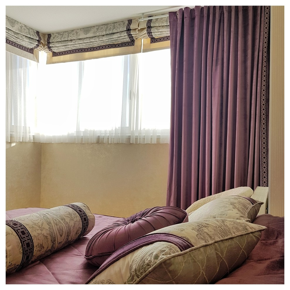 Уютная спальня в московской квартире.