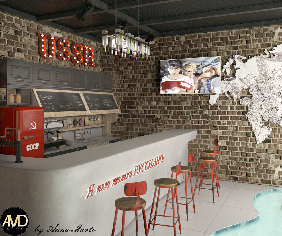 Обложка проекта: Lobby bar in USSR style ^-^
