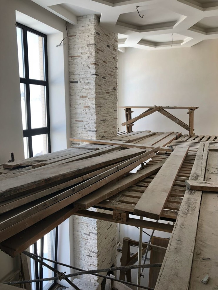 Обложка проекта: Гостиная-столовая и кухня дома в Пирогово