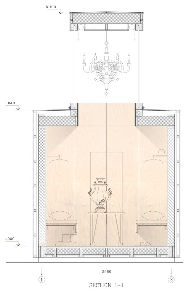 Дом с люстрой