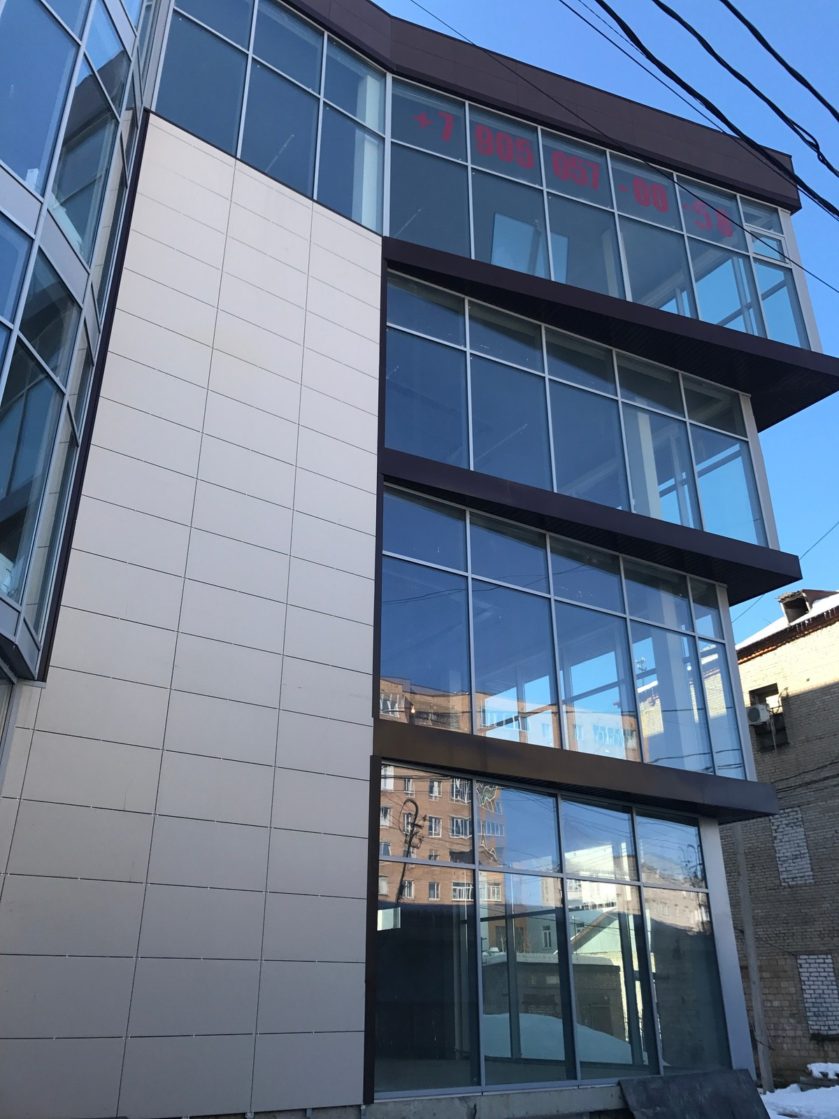 Остекление торгово-офисного центра