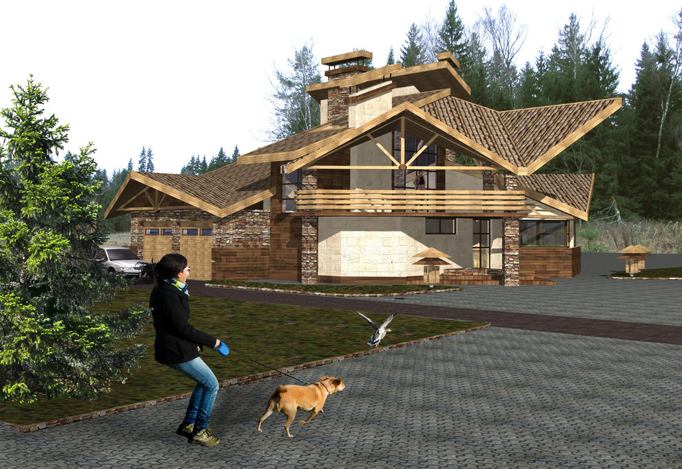 Коттеджный посёлок "Яхромскин Горки-2" с разработкой индивидуальных жилых домов.