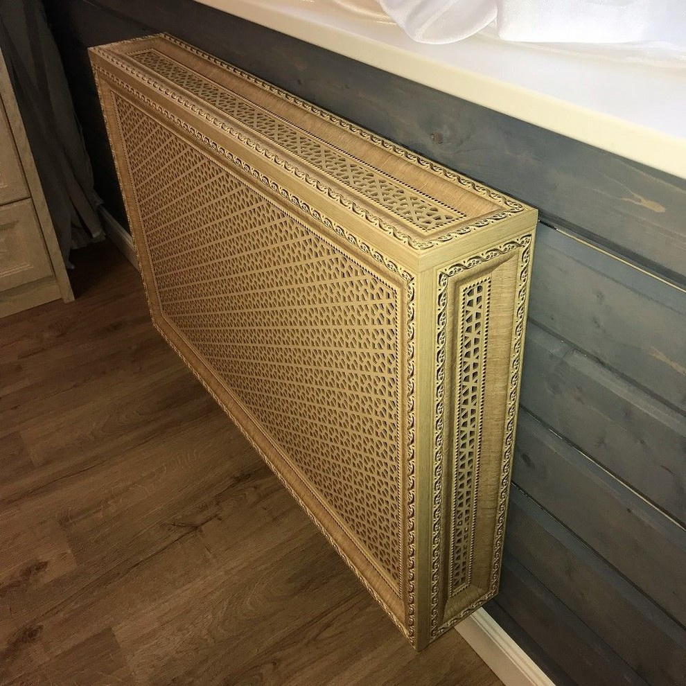 Экран-короб из багета дуб светлый