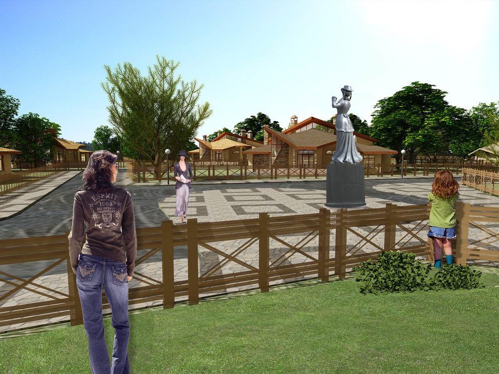 Коттеджный посёлок "Яхромские Горки-2" с разработкой индивидуальных жилых домов.