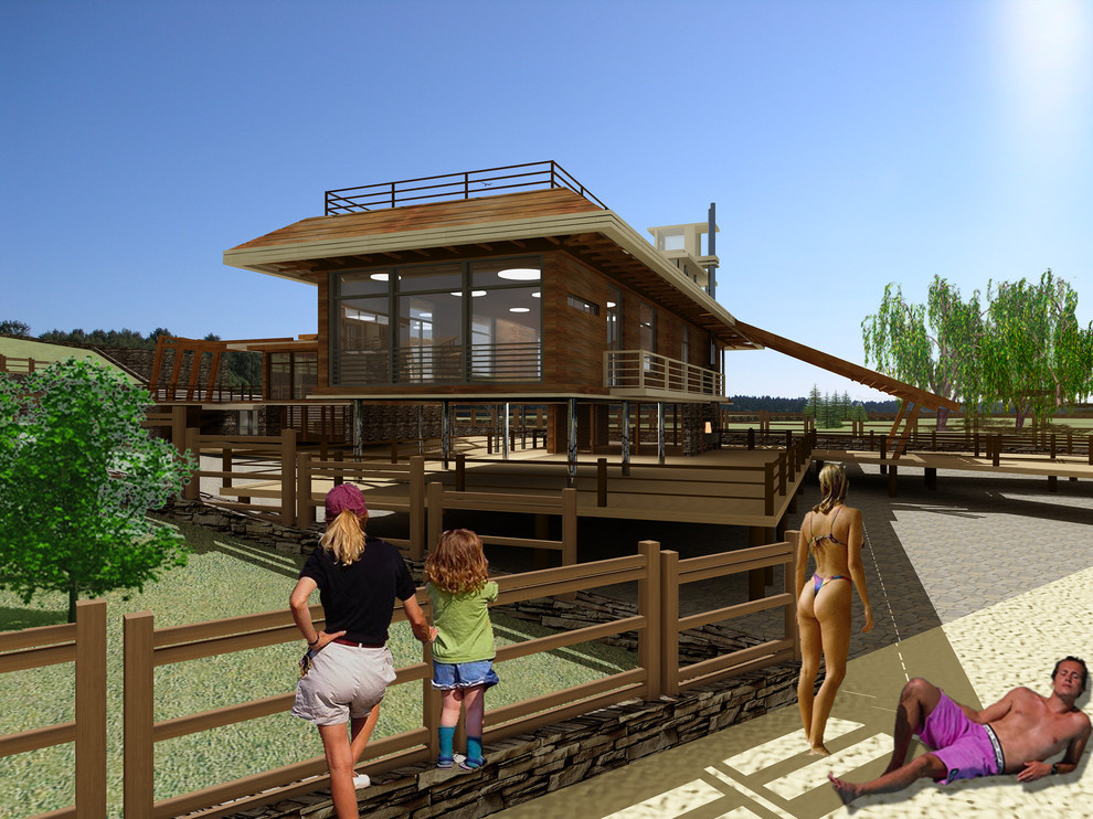 Коттеджный посёлок "Яхромские Горки-2" с разработкой индивидуальных жилых домов.